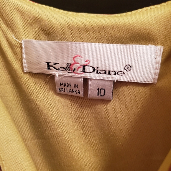 Orange and Black Dress - Picture 15 of 15